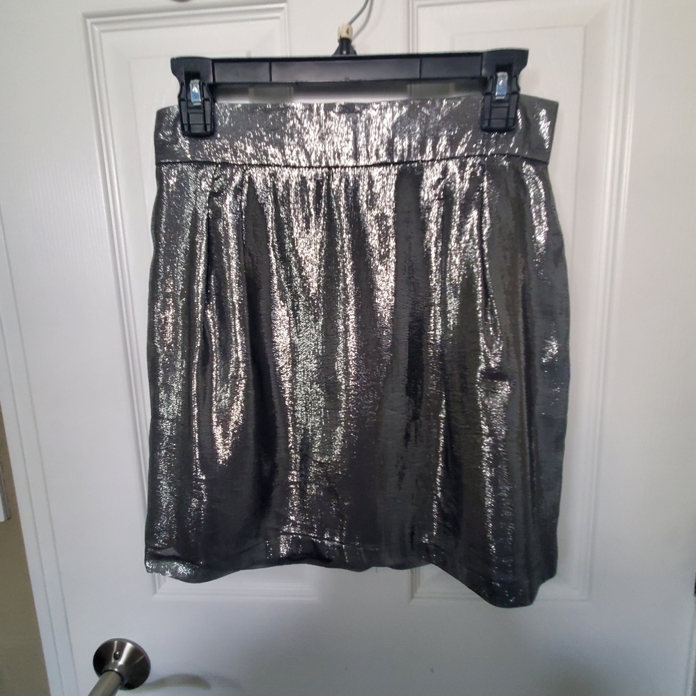 Naven Silver Metallic Skirt